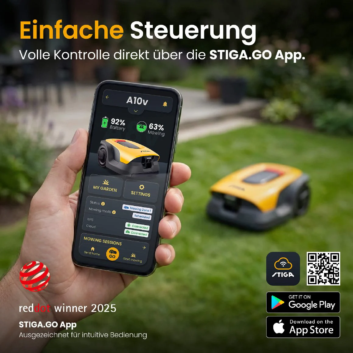 Stiga kabelloser Mähroboter A 10v - mit kostenloser Abdeckung - Image 13