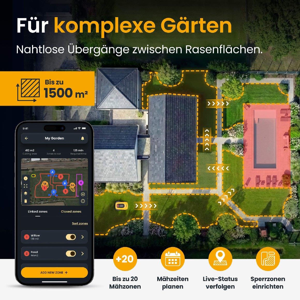 Stiga kabelloser Mähroboter A 15v - mit kostenloser Abdeckung - Image 12