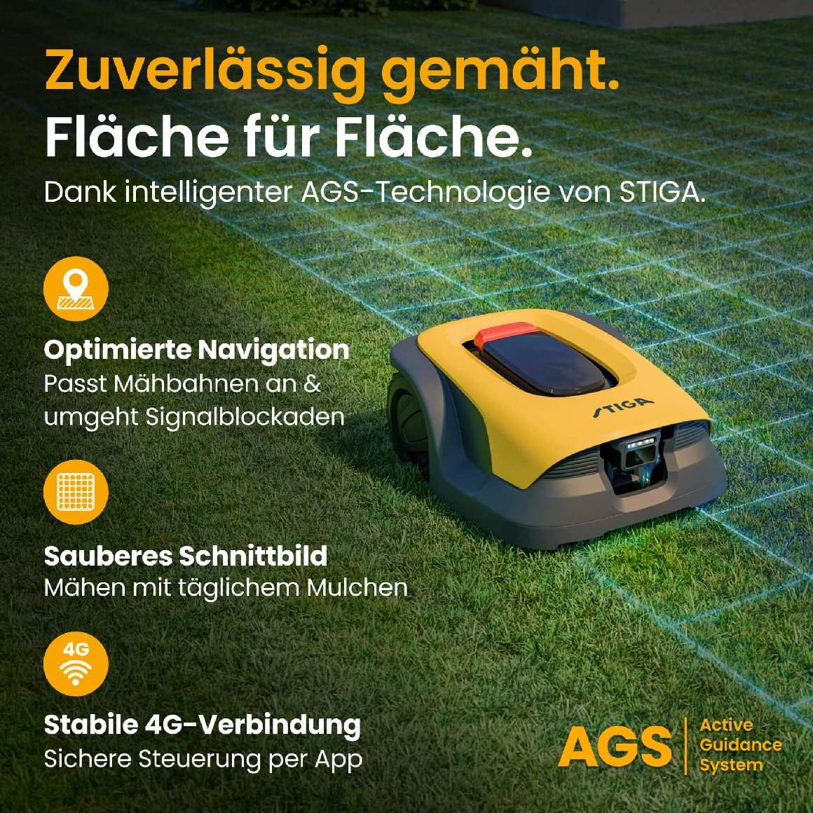 Stiga kabelloser Mähroboter A 15v - mit kostenloser Abdeckung - Image 9